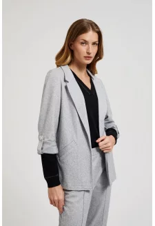 WOMEN'S JACKETS Z-MR-4501 GREY MELANGE