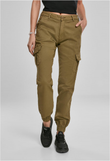 Ladies High Waist Cargo Pants summerolive