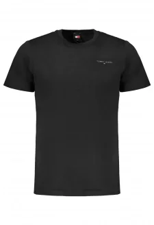 PÁNSKE TRIČKO TOMMY HILFIGER S KRÁTKYM RUKÁVOM ČIERNA