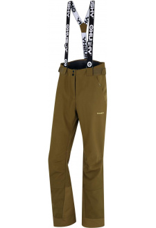 Women's ski pants Galti L dk. khaki