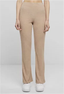 Ladies Rib Pants beigemelange