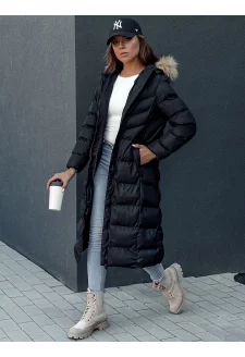 Women's winter coat LUXWARM black Dstreet TY4374