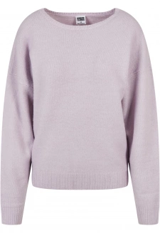 Ladies Chunky Fluffy Sweater softlilac