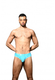 Men's briefs Andrew Christian blue ALMOST NAKED