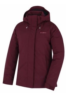 Dámská hardshellová bunda Husky Nurme L dark bordo