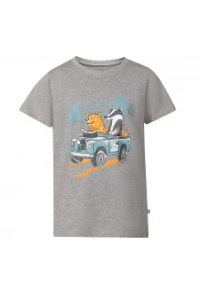 Dětské rychleschnoucí tričko ALPINE PRO REJO gray varianta pb