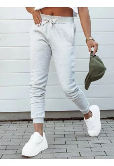 Women's light gray sweatpants FITS UY2186