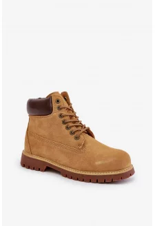 Suede Insulated Men's Boots Big Star HI-POLY SYSTEM Camel