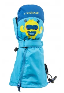 DĚTSKÉ LYŽAŘSKÉ RUKAVICE RELAX PUZZYTO RR17R blue