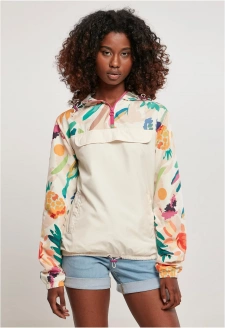 Ladies Mixed Pull Over Jacket whitesandfruity