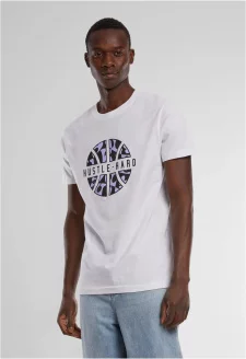 Hustle Hard Tee white