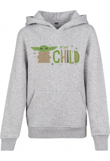 Kids Mandalorian The Child Hoody heather grey