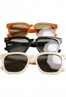 Sunglasses Chicago 3-Pack black/brown/lightbeige