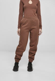 Ladies Organic High Waist Ballon Sweat Pants bark