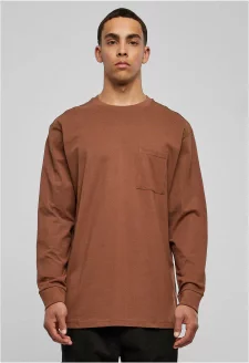 Heavy Oversized Pocket Longsleeve bark