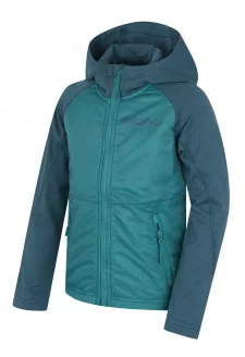 Dětská mikina s kapucí Any K turquoise