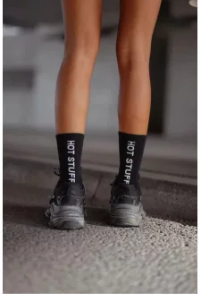 Cotton Women's Socks HOT STUFF Black