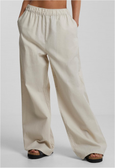 Ladies Linen Mixed Wide Pants softseagrass