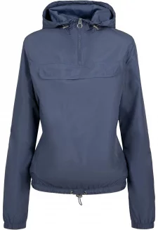 Ladies Basic Pull Over Jacket vintageblue