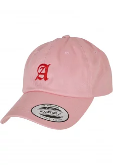Letter Pink Low Profile Cap A