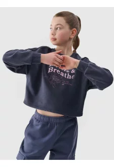 Dívčí cropped mikina 4F