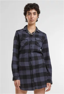 Ladies Longshirt Lucy black/grey