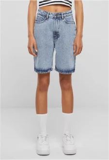 Ladies 90‘s Bermuda tinted lightblue washed