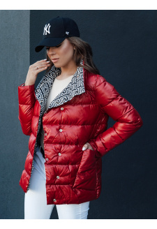 Quilted women's jacket DELSY red Dstreet TY4417