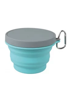 Miska s víčkem Twisty 500 blue