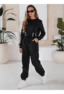 Damski komplet dresowy czarny Dstreet AY1159