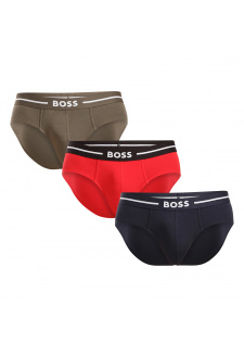 3PACK men's briefs BOSS multicolored