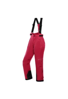 Dětské lyžařské kalhoty s membránou ptx snow ALPINE PRO EDESO vivacious