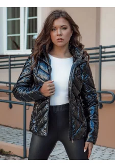 Women's winter quilted jacket PATIS black Dstreet TY4531