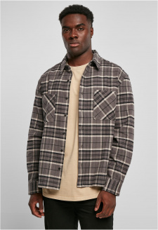 Boxy Kane Check Shirt grey/black