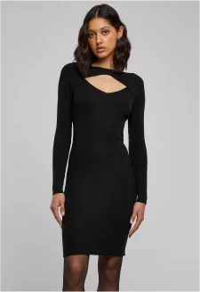 Ladies Cut Out Dress black
