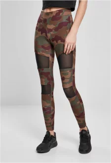 Ladies Camo Tech Mesh Leggings redwood camo