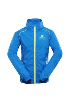 Dětská ultralehká bunda s úpravou dwr ALPINE PRO SPINO 2 electric blue lemonade