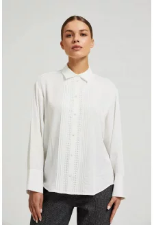 WOMEN'S SHIRT Z-KO-4528 WHITE