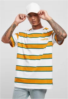 Starter Logo Striped Tee white/yellow