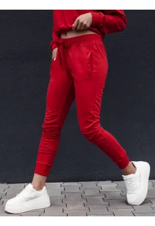Women's sweatpants RELAX MODE red Dstreet UY2141