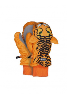 Barts NYLON MITTS 3D Orange Gloves