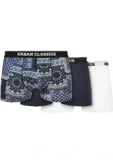 Organic Boxer Shorts 3-Pack bandana navy+navy+white