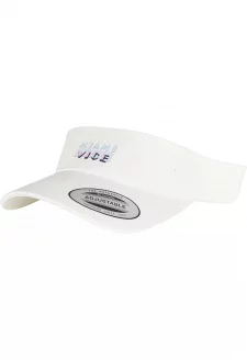 Miami Vice Logo Visor Cap white