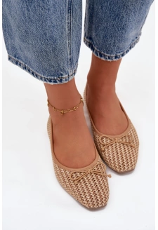 Baleriny Z Plecionką I Kokardką Camel Belirra