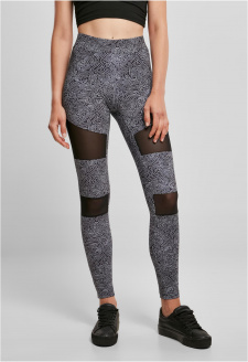 Ladies Tech Mesh AOP Leggings blackzen